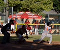 Grizzly heading to 1st base