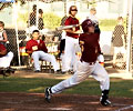 Fort Collins Foxes at bat