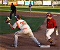 Fort Collins Fox safe on 1st base