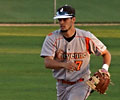 Cheyenne Grizzlies in the outfield