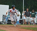 Cheyenne Grizzly makes a base hit