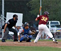 Fort Collins Foxes at bat
