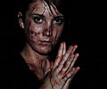 spooky beautiful girl at Morbid Nights Haunted House