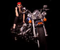 Amanda and a Harley