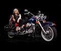 Amanda and a Harley