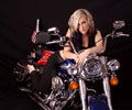 Amanda and a Harley