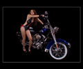 Brittany on a Harley