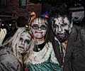 Zombie family at the Fort Collins Zombie Crawl