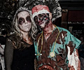 Zombie couple at the Fort Collins Zombie Crawl