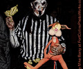 Zombie with Bill the Cat at the Fort Collins Zombie Crawl