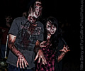 Zombie couple at the Fort Collins Zombie Crawl