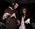 Zombie couple at the Fort Collins Zombie Crawl