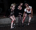 Zombie babes at the Fort Collins Zombie Crawl