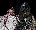 Zombie with battle axe at the Fort Collins Zombie Crawl