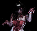 Zombie queen at the Fort Collins Zombie Crawl