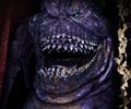 toothy monster at Scream Theme Haunted House