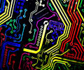 Scream Theme Haunted Hous circuit patternse