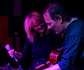 Lindsey Jean Cartier singing with Scott Allen on guitar