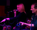 Lindsey Jean Cartier singing with Scott Allen on guitar