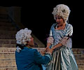 Amadeus Mozart and his wife Constanze Weber