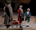 Joseph II the Emperor of Austria with Amadeus Mozart