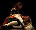 Amadeus Mozart and his wife Constanze Weber