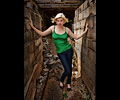 Nola Catlow modeling at the Mish