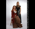 Britony Orwick and Megan Ellis model shoot