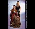 Britony Orwick and Megan Ellis model shoot