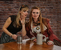 Britony Orwick and Megan Ellis model shoot