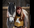 Kryssi Jeaux Miller with Mustang