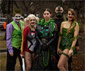Joker, Harley Quinn, Hydra, Bane and Poison Ivy