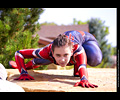 Eva as Spiderman