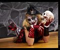 Mandy as Freddie, Harley and Witch