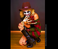 Mandy as Freddie, Harley and Witch