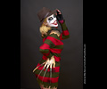 Mandy as Freddie, Harley and Witch