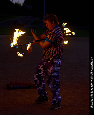 World Hoop Day 2019 - Fire Performer #02