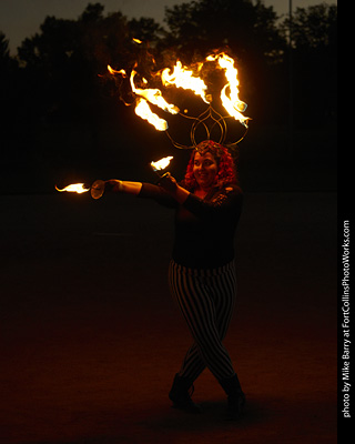 World Hoop Day 2019 - Fire Performer #04