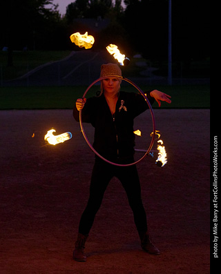 World Hoop Day 2019 - Fire Performer #07
