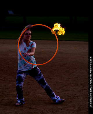 World Hoop Day 2019 - Fire Performer #12