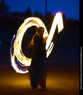 World Hoop Day 2019 - Fire Performer Scooby