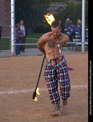 World Hoop Day 2019 - Fire Performer Stephen