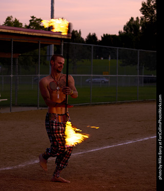 World Hoop Day 2019 - Fire Performer Stephen