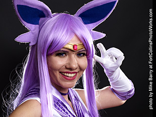 Sailor Espeon cosplay shoot - Elena