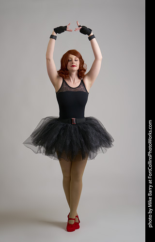 Black Widow Ballerina Shoot - Ashley