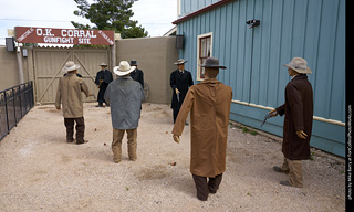 Gunfight at the OK Corral in Tombstone, AZ