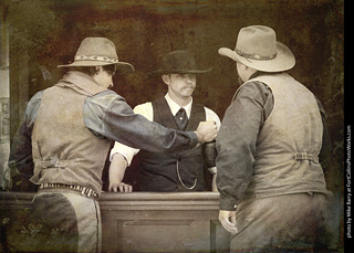 Gunfight at the OK Corral in Tombstone, AZ