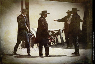 Gunfight at the OK Corral in Tombstone, AZ