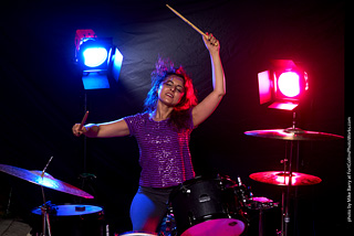 Mirna on Drums