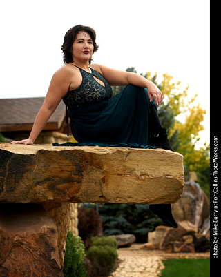 Laura in The Rock Garden